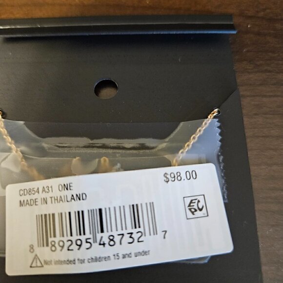 Coach Metal Lock Slider Bracelet Gold/SIlver - NWT - Picture 3 of 5